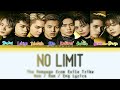 No Limit - The Rampage from Exile Tribe (Color Coded Lyrics) by: Machiko