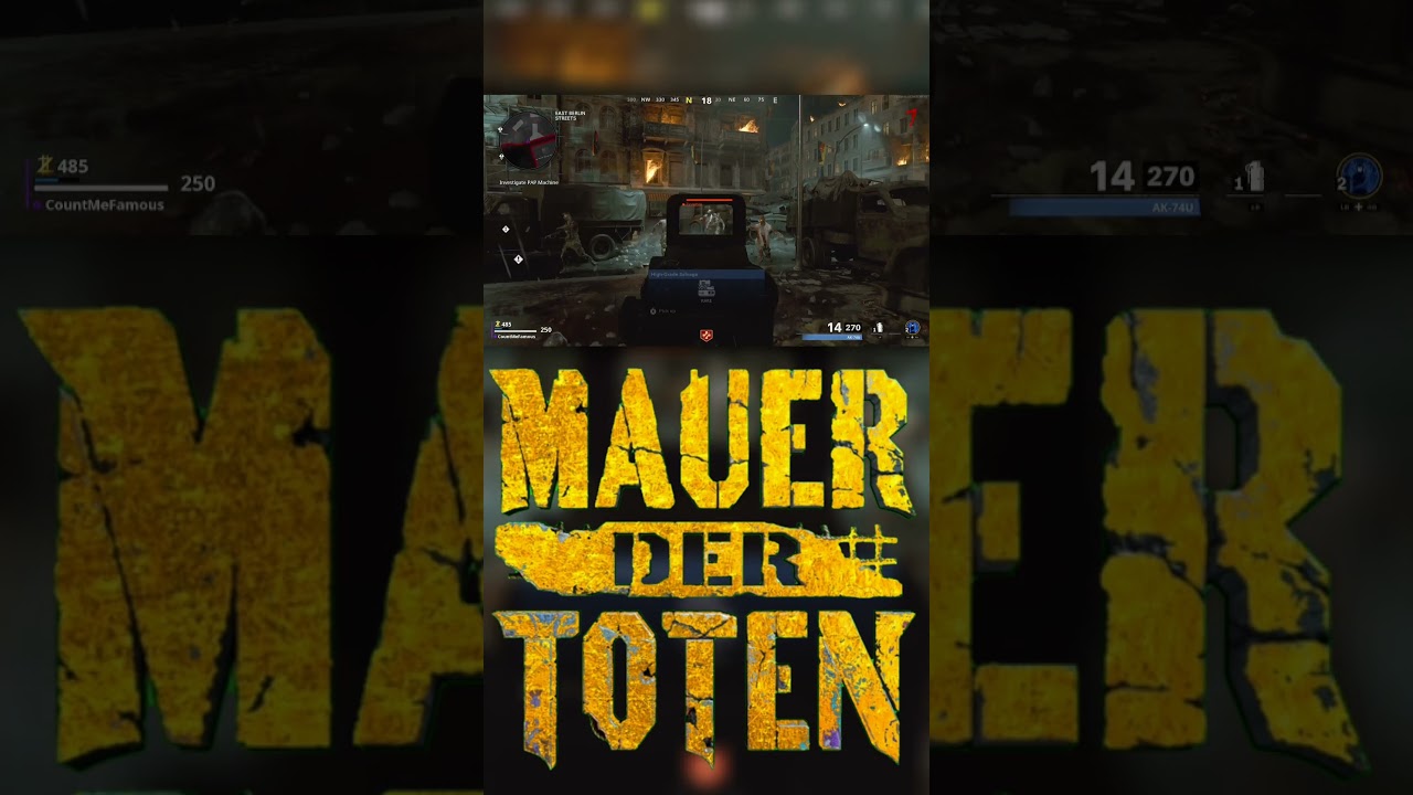 GODMODE GLITCH SPOT MAUER DER TOTEN COLD WAR ZOMBIES 