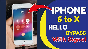 Iphone 6 Hello Bypass With Signal Sim Work  | Iphone 6 to X Hello Bypass With Signal | Only GSM