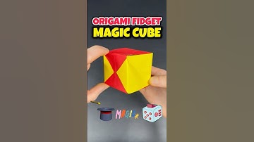 Paper Origami Easy Fidget Toys Cube Craft Tutorial #papercube #origami #origamicraft #shorts