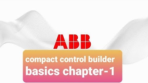 ABB compact control builder program open a project and go online for beginners