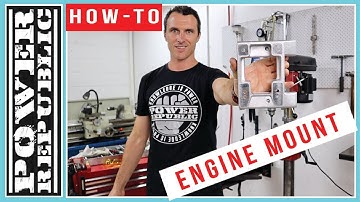 How To Drill Your Tony Kart Engine Mount Using a Bridgeport Milling Machine - POWER REPUBLIC