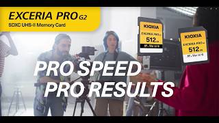 KIOXIA personal products line up -EXCERIA PRO G2 SD Memory Card