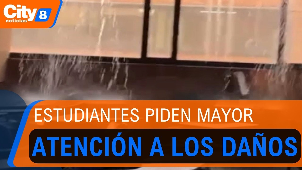 Fuertes lluvias provocaron daños en infraestructura de la Universidad Militar Nueva Granada | CityTv