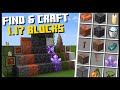 How to Get ALL 1.17 BLOCKS in Minecraft! - Caves and Cliffs Update