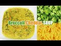 The BEST Broccoli Cheddar Soup - BROCCOLI CHEESE SOUP - Broccoli Soup - Healthy Soups - HomeyCircle