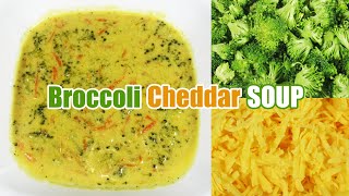 The BEST Broccoli Cheddar Soup - BROCCOLI CHEESE SOUP - Broccoli Soup - Healthy Soups - HomeyCircle