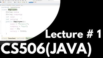 CS506 Short Lecture 1 | Java Features | JAVA | Coding | VU | M Taimoor Ameen