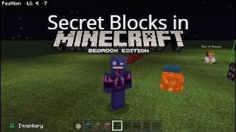 All Secret Blocks in Minecraft: Bedrock Edition!