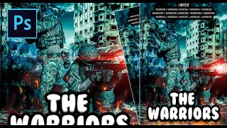 Make a War Movie Poster With Texture Background In Photoshop Make a War Movie Poster With Texture Background In Photoshop