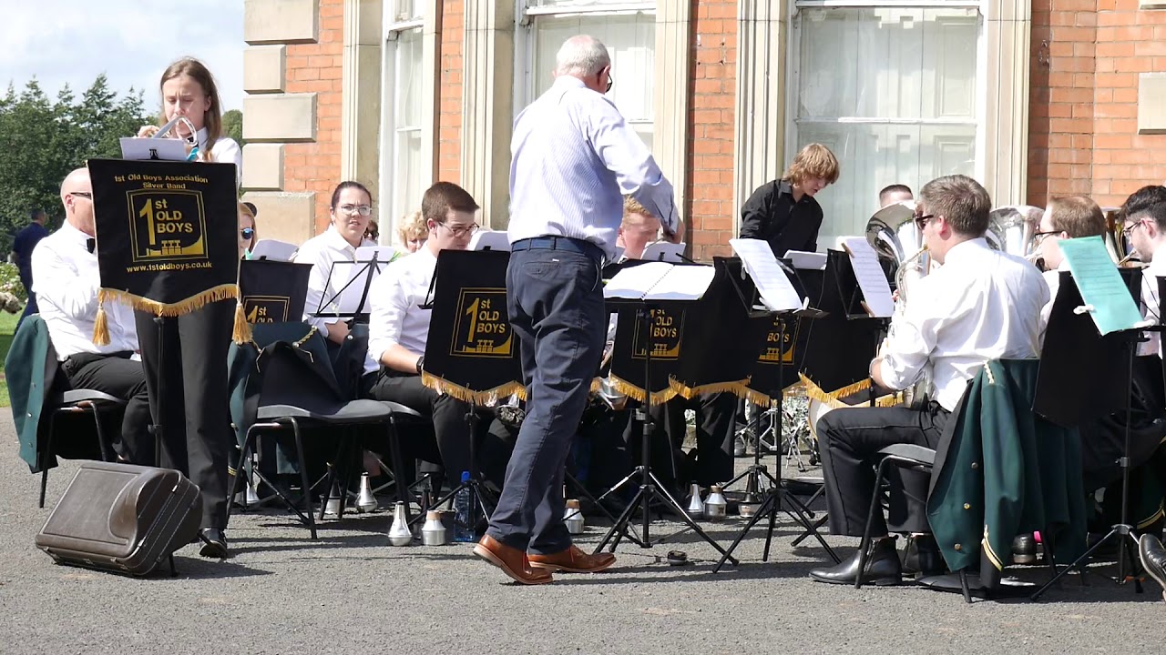 1st Old Boys Brass Band featuring principal cornet Louise Bell