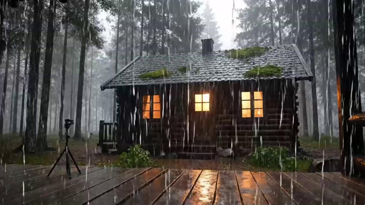 Thunderstorm at Night for Deep Restful Sleep