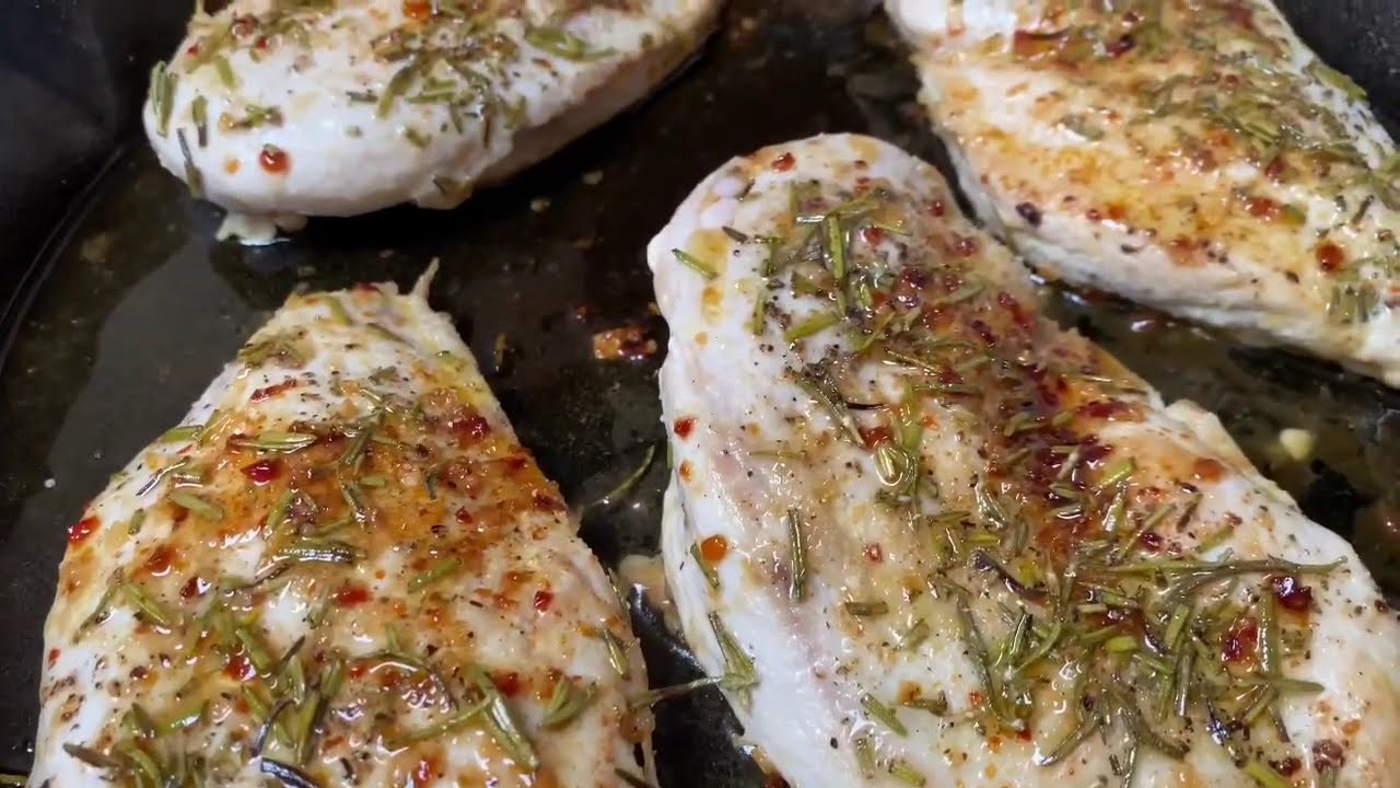 Pan Roasted Rosemary Chicken Breast in 15 minutes YouTube