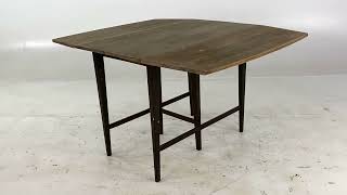 Paul McCobb Mid Century Drop Leaf Dining Table with 3 Leaves