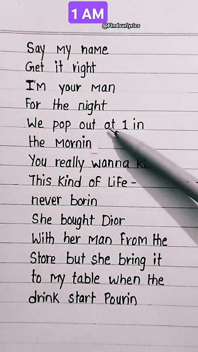 1Am lyrics (we pop out at 1 in the morning) #1am #edit #fyp #lyrics