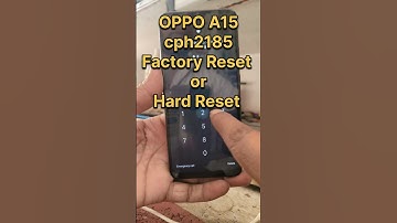 oppo A15 Hard Reset ||OPPO A15S Factory reset #hardreset #oppoa15  #hardwork