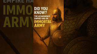DID YOU KNOW? THE ACHAEMENID EMPIRE HAD AN IMMORTAL ARMY!