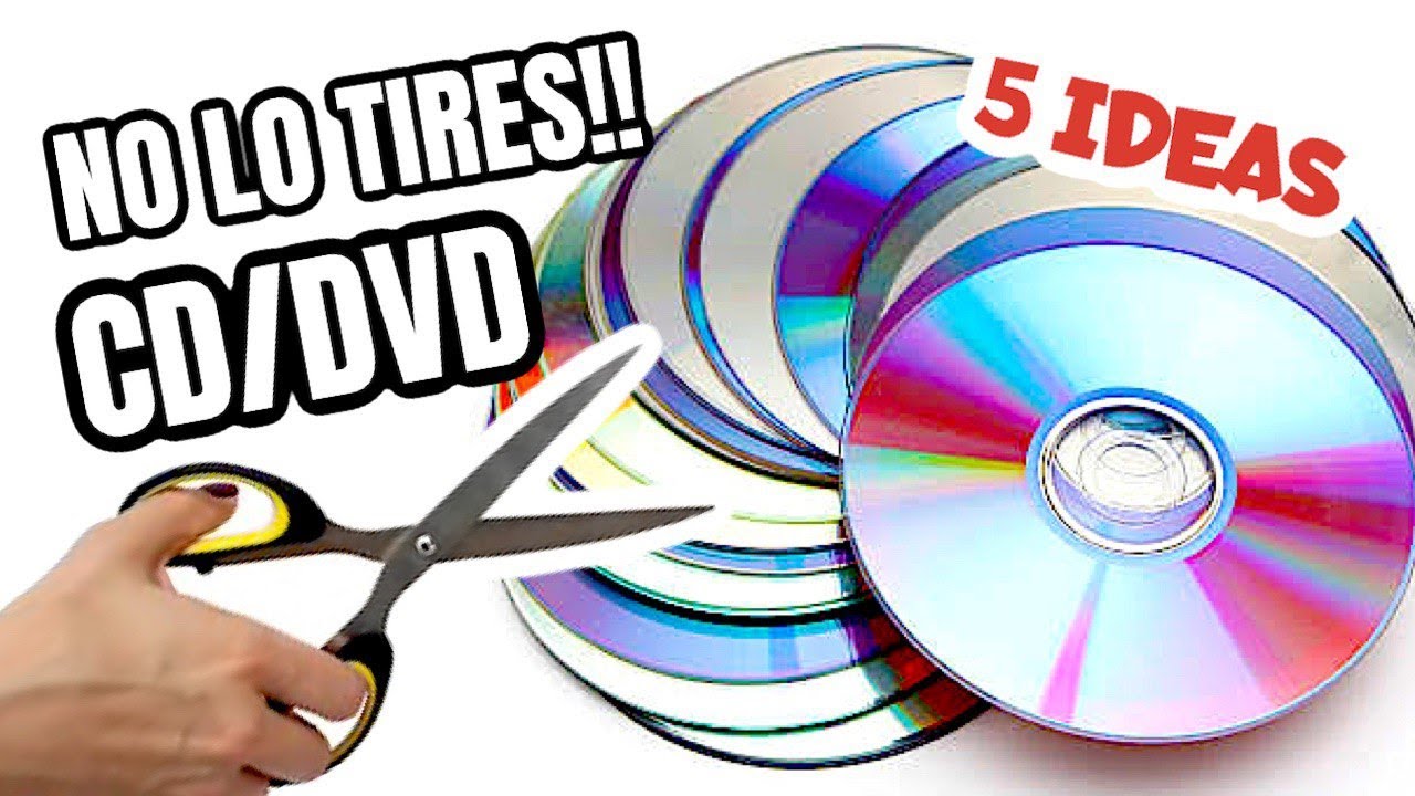 5 Manualidades con Cd's y DVDs/5 Genius way to reuse old cd