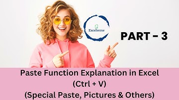 Paste Function Explained in Hindi - Part - 3 | Excel Tutorial for Beginners #excel #exceltutorial