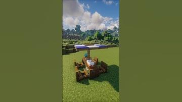 Minecraft Picnic Table Tutorial !! #minecraft #shorts