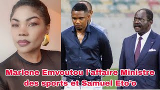 Marlene Emvoutou s'exprime sur la lettre du ministre des sports à Samuel Eto'o