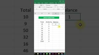 MOD Function Tutorial: Understanding Remainders and Beyond in Tamil!