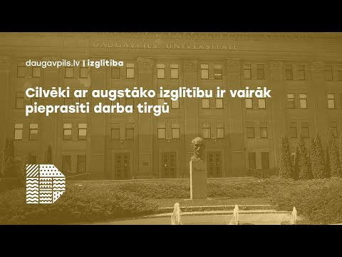 Video: Cik Svarīgi šodien Ir Iegūt Augstāko Izglītību