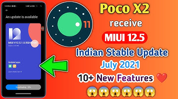 Poco X2 MIUI 12.5.1.0 Indian Stable Update | Poco X2 MIUI 12.5 New Update 10+ New Features | review