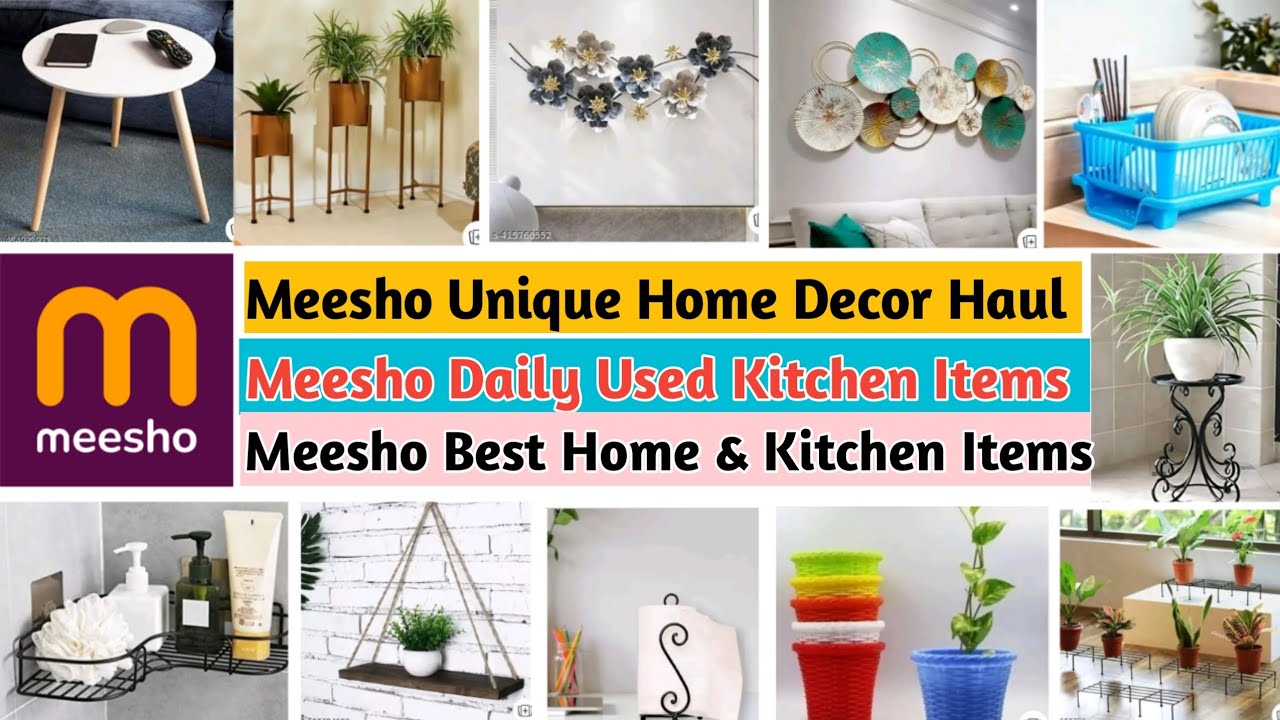 Meesho Unique Home Decor Haul | Meesho Daily Used Kitchen Items ...