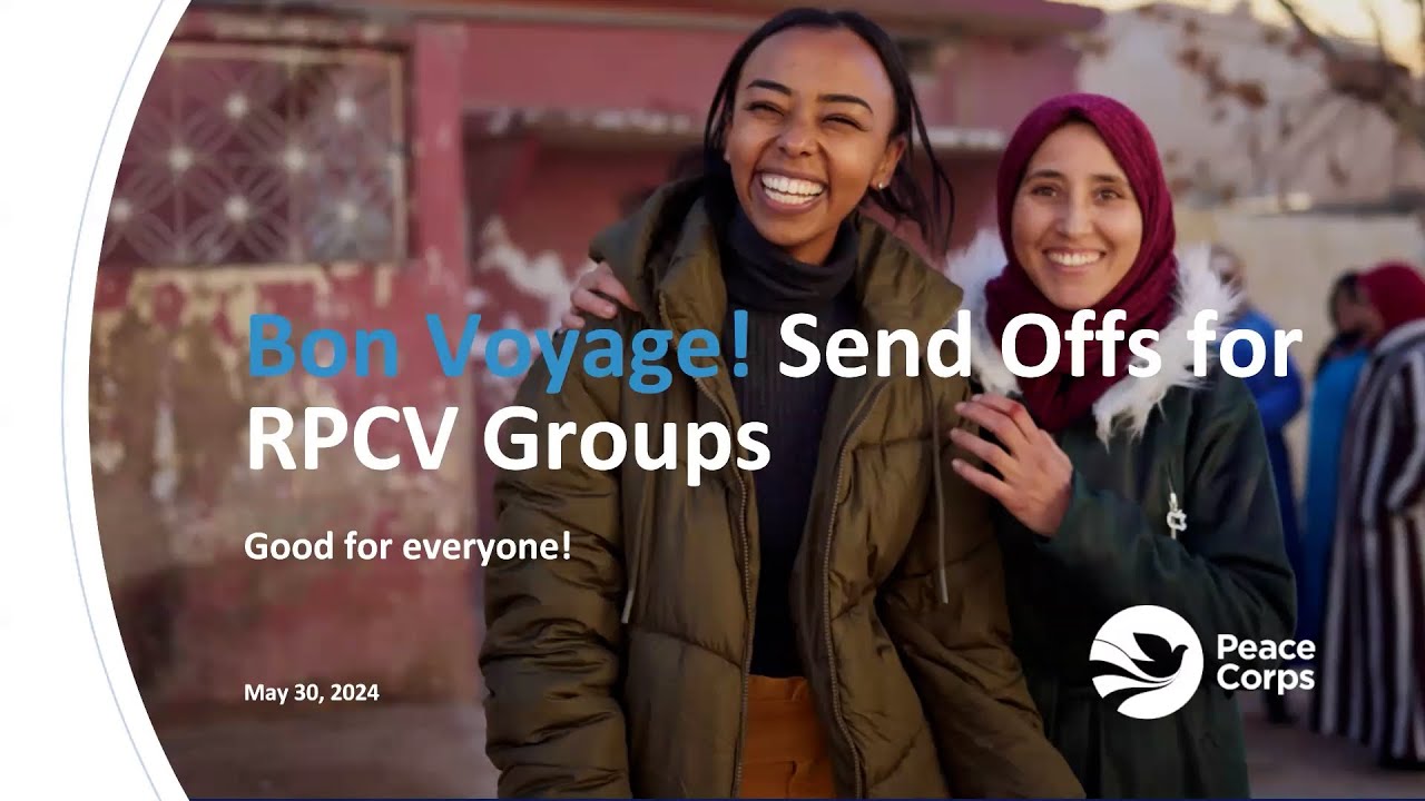 Bon Voyage! RPCV Group Send Off Events. - YouTube