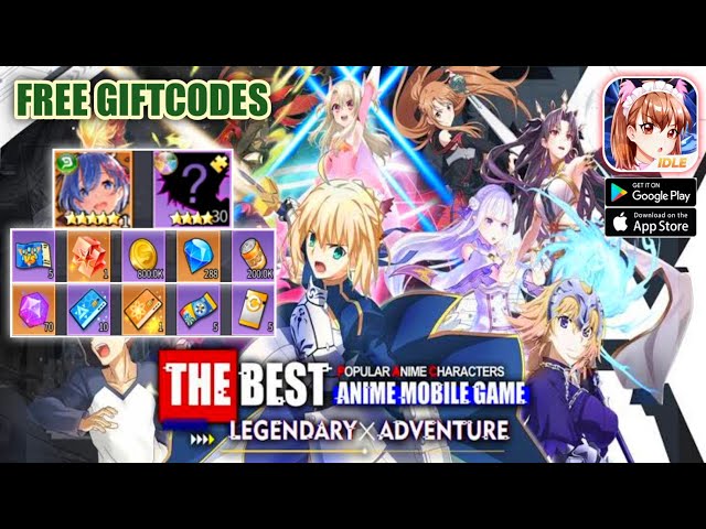 Idle Academy Allstar Awaken Gameplay 4 Giftcodes - All Anime RPG