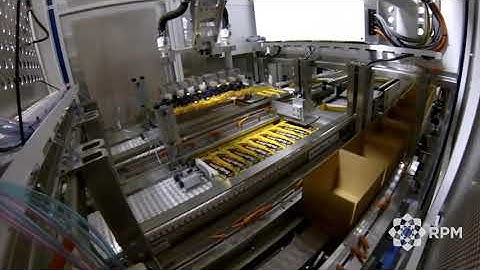 Robotic Packaging Machinery - TL2+ Dual Infeed Case Packer - Loading Trays of Cookies into RSC Cases