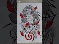 Epic Itachi Uchiha Drawing 🔥 | Black Pencil Anime Art