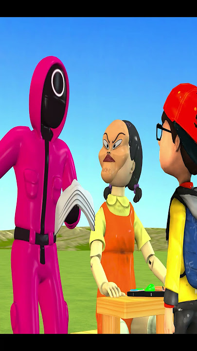 Drawing and Masking to Squid Game Doll Nice or Error 5 Times Challenge with Nick and Miss T