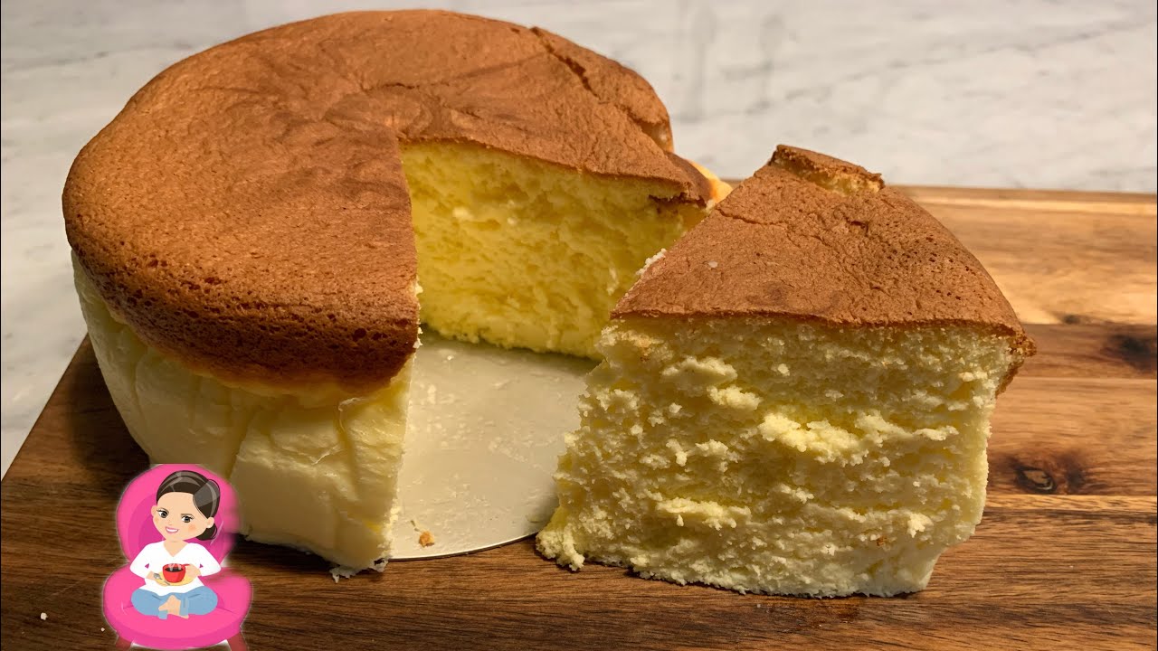 Pastel Japonés Keto sin azúcar ni harinas