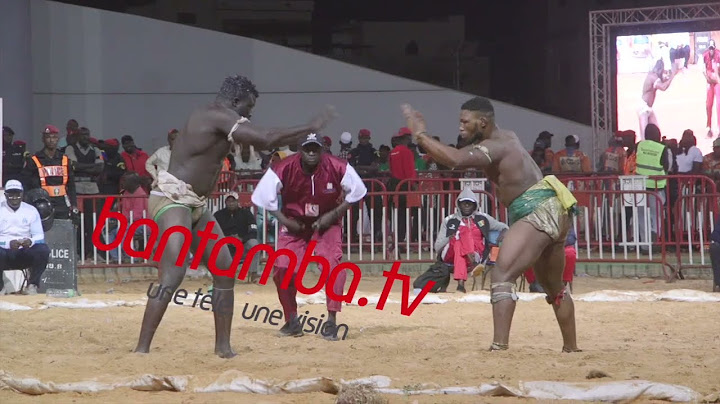 AMANEKH VS BEBE DIÈNE UN COMBAT TACTIQUE