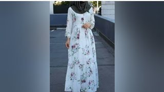 طريقة قص و تفصيل فستان تركي مناسب للخروج و الجامعات بطريقه سهله و بسيطه ✂️👌😘