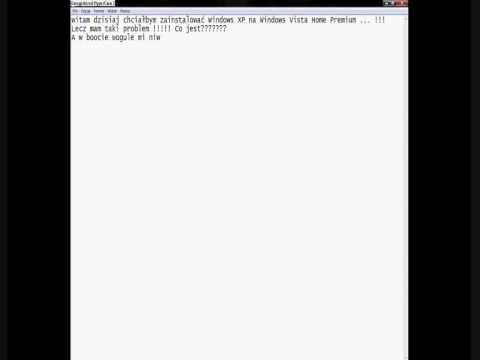 Instalacja Win Xp Na Vista