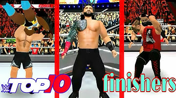 wr3d 2k22 wwe best finishers
