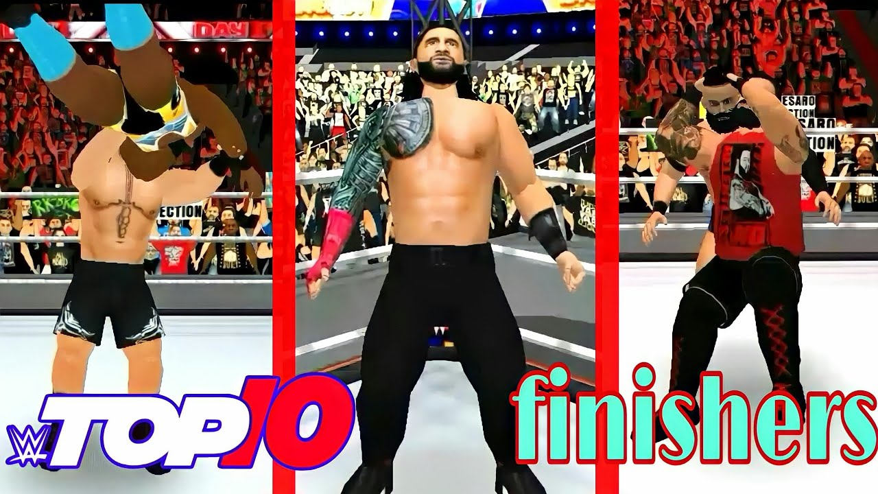 wr3d 2k22 wwe best finishers