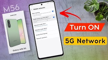 How to Enable 5G Network on Samsung Galaxy M56 / Samsung M56 5G Network Settings