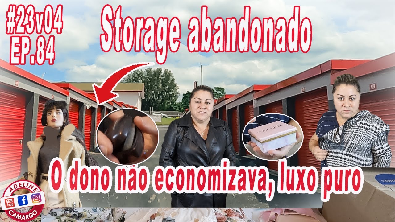 Esse storage abandonado me surpreendeu com a quantidade de coisas novas que encontrei #23v04