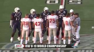 Austria vs  USA: Winners Bracket Game 2 -   2012 IFAF U19 World Championship