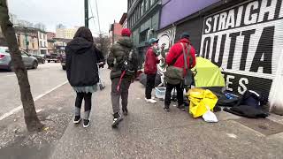 Exploring Canada's Poorest Postal Code I Life on East Hastings Street, Vancouver BC (4K)