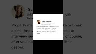 Property Management Can Make or Break a Deal