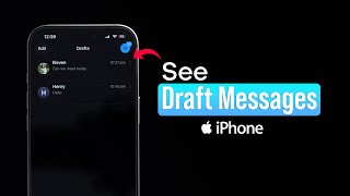 iOS 26: सेकंडों में अपने ड्राफ्ट संदेश खोजें (पुनः टाइप करना बंद करें!)? screenshot 5