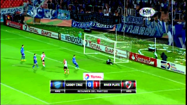Copa Sudamericana Godoy Cruz (0) vs River Plate [Arg] (1)