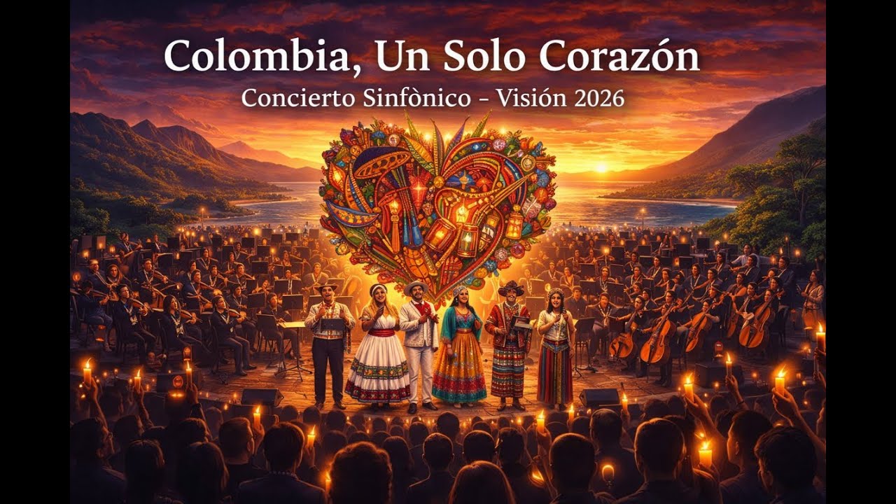 🇨🇴🎶 “Colombia, Un Solo Corazón” – Concierto Sinfónico (Video Conceptual) 🎶🇨🇴
