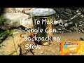 How To Make a Single Can Alcohol Stove for Backpacking