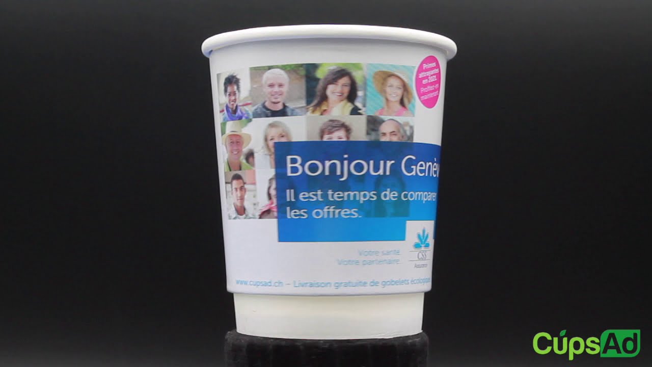 CupsAd -  Gobelet publicitaire - Campagne CSS assurance